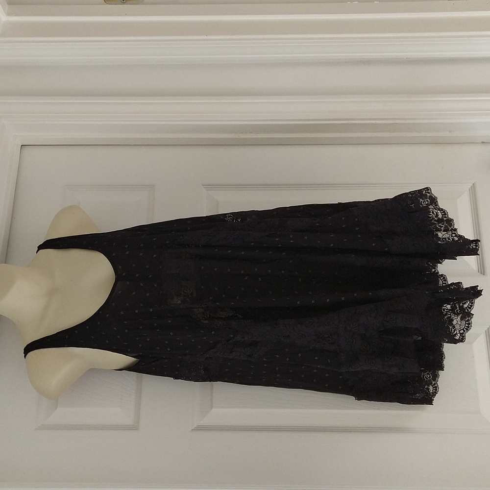 Free People Sheer NWT Summer Intimately Sleeveless Black Top